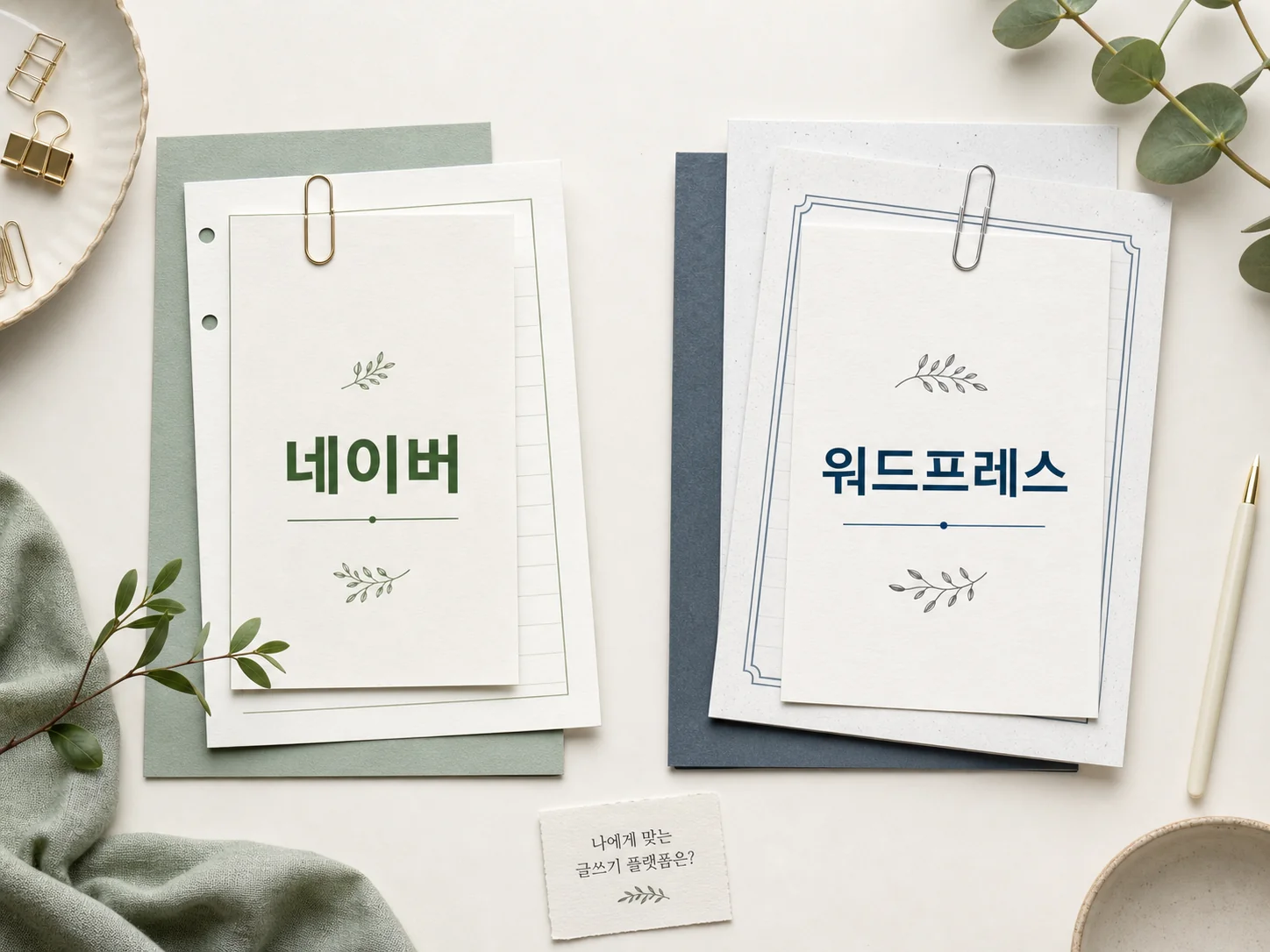 네이버 블로그 글쓰기와 워드프레스, 결론부터