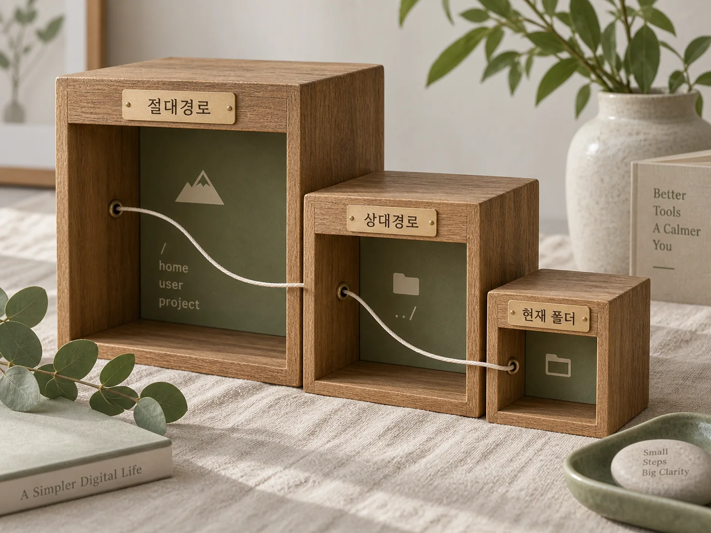 경로를 모르면 엉뚱한 폴더에서 작업하게 된다