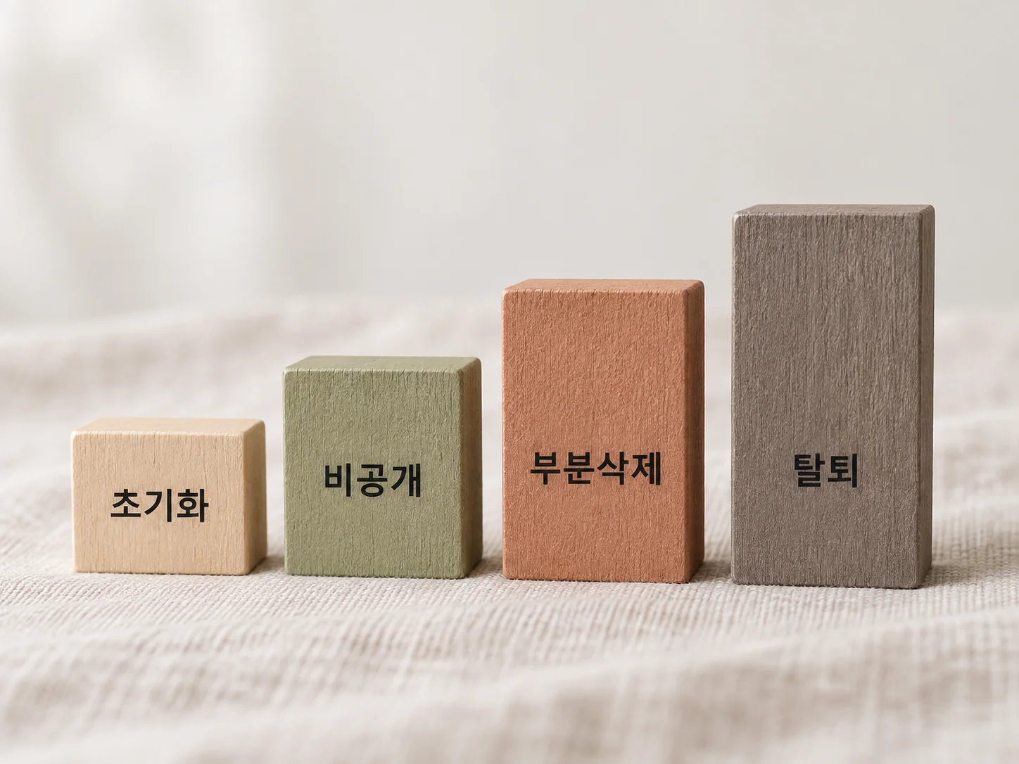 초기화 말고 다른 선택지는 없나요?