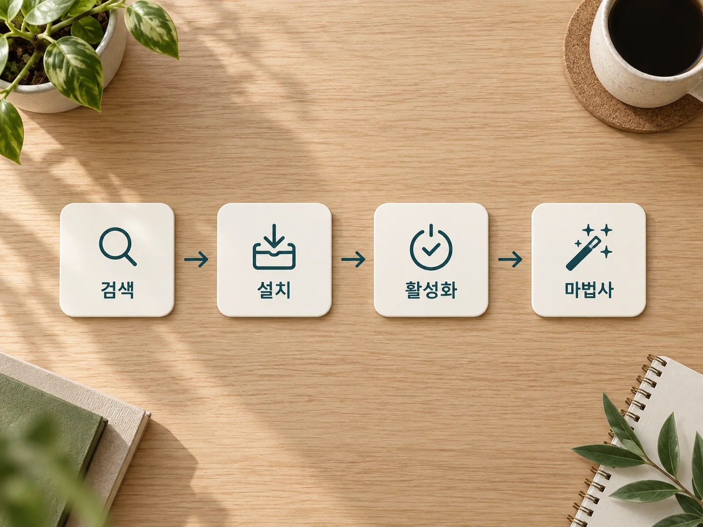 설치: 플러그인 검색부터 설정 마법사가 뜨기까지